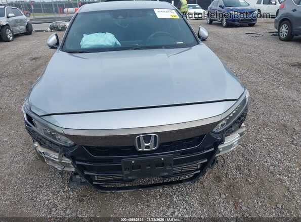 1HGCV1F37LA155666 2020 HONDA ACCORD Silver Вид задньої частини салону