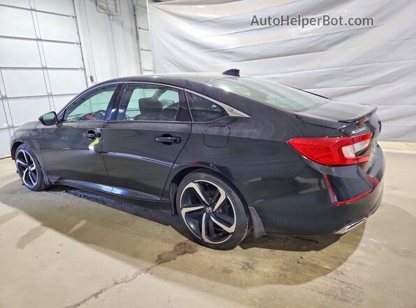 1HGCV1F37LA155697 2020 HONDA ACCORD Black Tył lewy