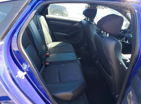 1HGCV1F37MA019541 2021 HONDA ACCORD Blue Vista de los asientos traseros