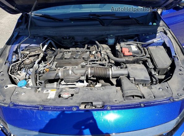 1HGCV1F37MA019541 2021 HONDA ACCORD Blue Vista interior trasera