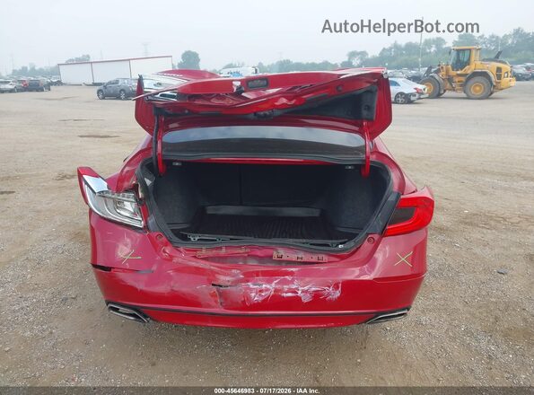 1HGCV1F37MA026313 2021 HONDA ACCORD Red 