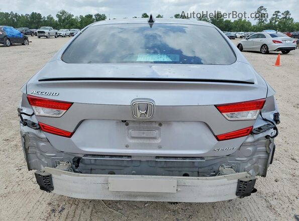 1HGCV1F37MA073826 2021 HONDA ACCORD Silver Vista trasera