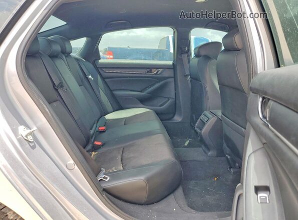 1HGCV1F37MA073826 2021 HONDA ACCORD Silver Vista interior trasera