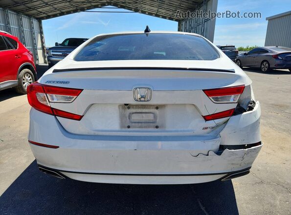 1HGCV1F37MA081084 2021 HONDA ACCORD White Vista trasera