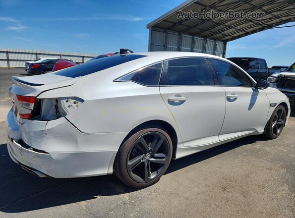 1HGCV1F37MA081084 2021 HONDA ACCORD White Trasero derecho