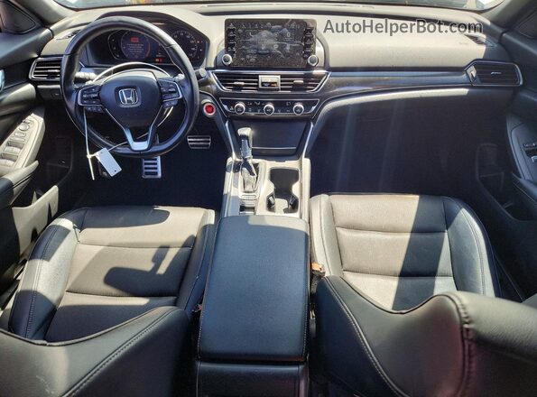 1HGCV1F37MA081084 2021 HONDA ACCORD White Vista del salpicadero