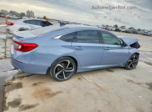 1HGCV1F37MA107649 2021 HONDA ACCORD Silver Trasero derecho