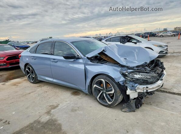 1HGCV1F37MA107649 2021 HONDA ACCORD Silver Delantero derecho