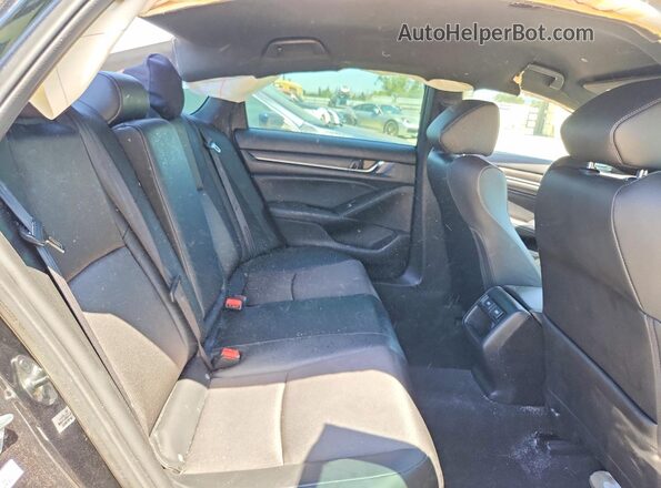 1HGCV1F37NA032078 2022 HONDA ACCORD Black Rear seats view