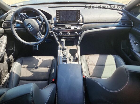 1HGCV1F37NA032078 2022 HONDA ACCORD Black Dashboard view