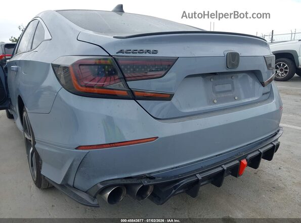 1HGCV1F37NA036308 2022 HONDA ACCORD Light Blue Вид щитка приладів