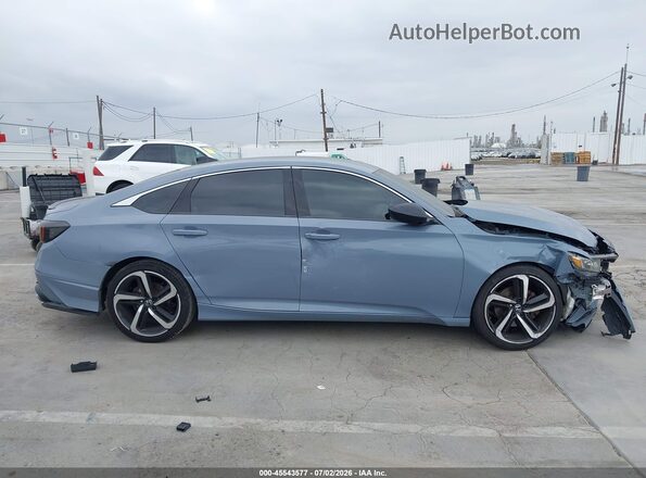1HGCV1F37NA036308 2022 HONDA ACCORD Light Blue Панорамний вид салону 360°