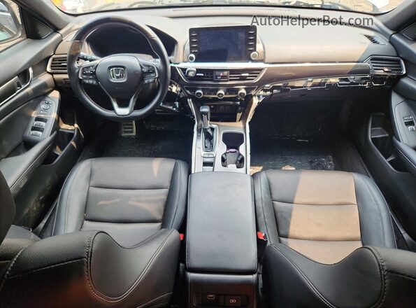 1HGCV1F37NA042724 2022 HONDA ACCORD Blue Widok deski rozdzielczej