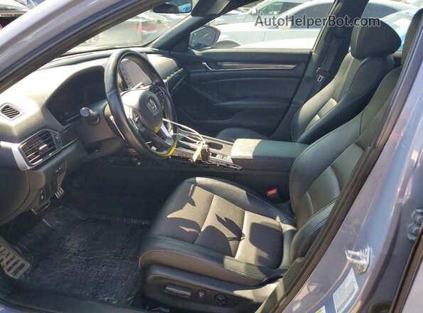 1HGCV1F37NA042724 2022 HONDA ACCORD Blue Widok wnętrza z przodu