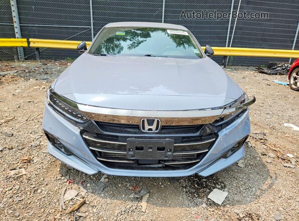 1HGCV1F37NA042724 2022 HONDA ACCORD Blue Widok z przodu