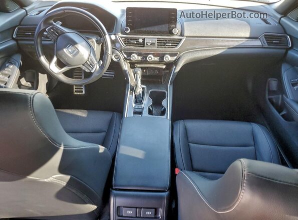 1HGCV1F37NA048670 2022 HONDA ACCORD Blue Dashboard view