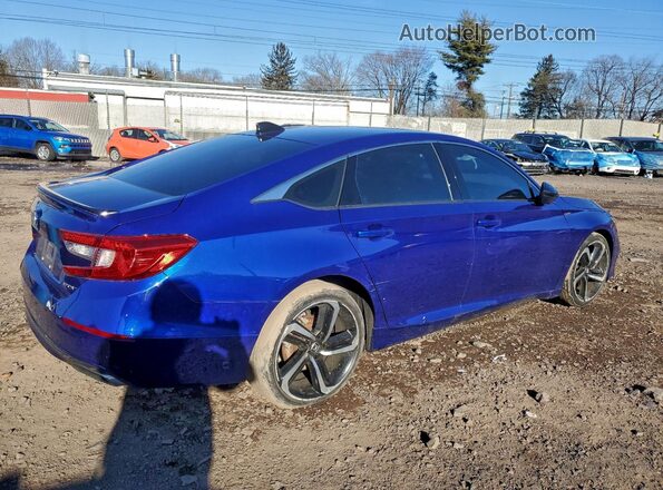 1HGCV1F37NA048670 2022 HONDA ACCORD Blue Rear right