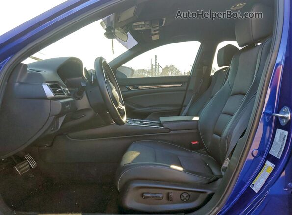1HGCV1F37NA048670 2022 HONDA ACCORD Blue Front interior view