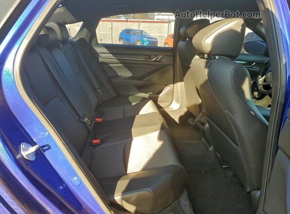 1HGCV1F37NA048670 2022 HONDA ACCORD Blue Rear seats view