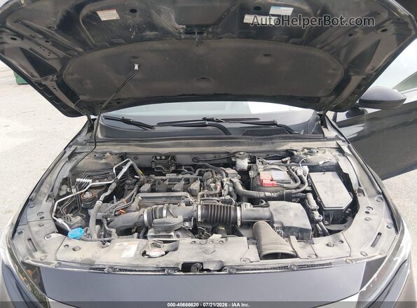 1HGCV1F37NA074380 2022 HONDA ACCORD Black უკანა ხედი