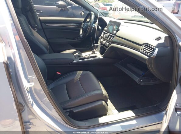 1HGCV1F37NA088781 2022 HONDA ACCORD Gray Widok wnętrza z przodu
