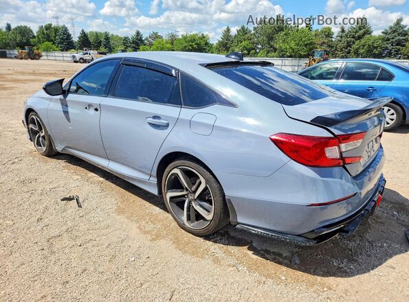 1HGCV1F37NA093690 2022 HONDA ACCORD Gray უკანა მარცხენა