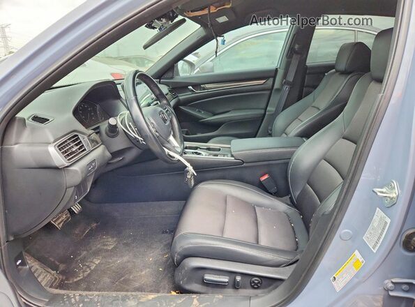 1HGCV1F37NA093690 2022 HONDA ACCORD Gray წინა სალონის ხედი