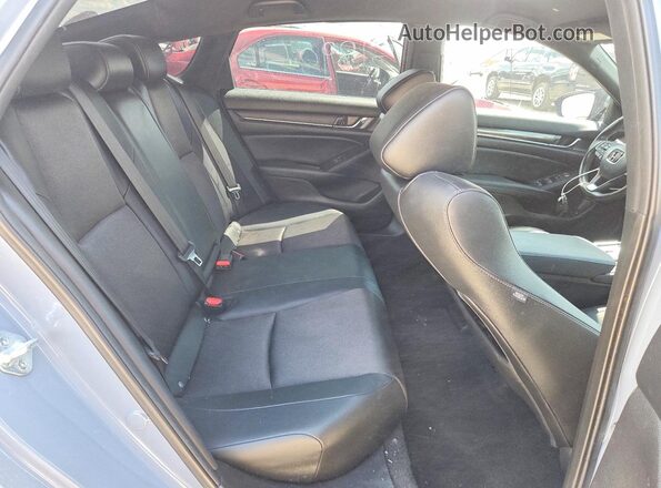 1HGCV1F37NA093690 2022 HONDA ACCORD Gray უკანა სავარძლების ხედი
