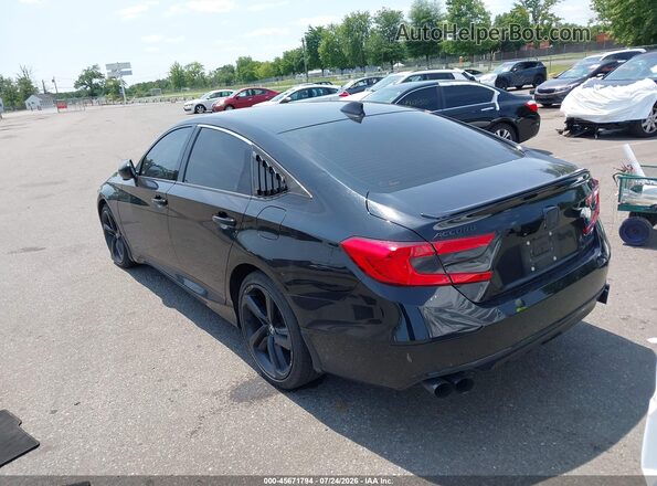 1HGCV1F37NA103053 2022 HONDA ACCORD Black Rear left