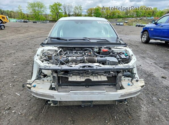 1HGCV1F38JA013324 2018 HONDA ACCORD White Front view