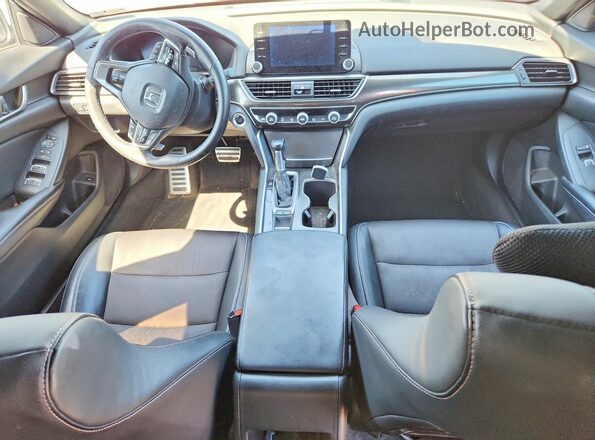 1HGCV1F38JA087617 2018 HONDA ACCORD Charcoal Vista del salpicadero