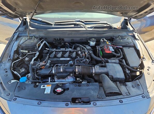 1HGCV1F38JA087617 2018 HONDA ACCORD Charcoal Vista interior trasera