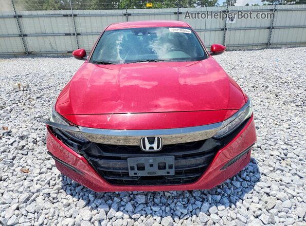 1HGCV1F38JA094552 2018 HONDA ACCORD Red Դիմացի տեսք