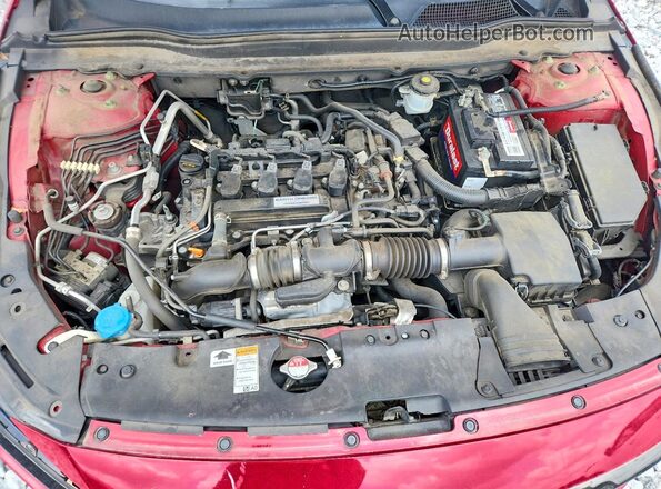 1HGCV1F38JA094552 2018 HONDA ACCORD Red Սալոնի հետևի տեսք