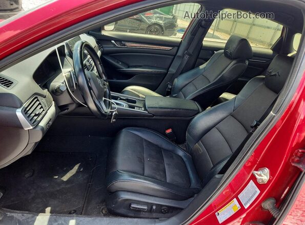 1HGCV1F38JA094552 2018 HONDA ACCORD Red Սալոնի դիմացի տեսք
