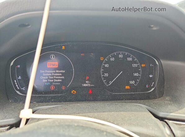 1HGCV1F38JA094552 2018 HONDA ACCORD Red Սարքավորումների վահանակի տեսք
