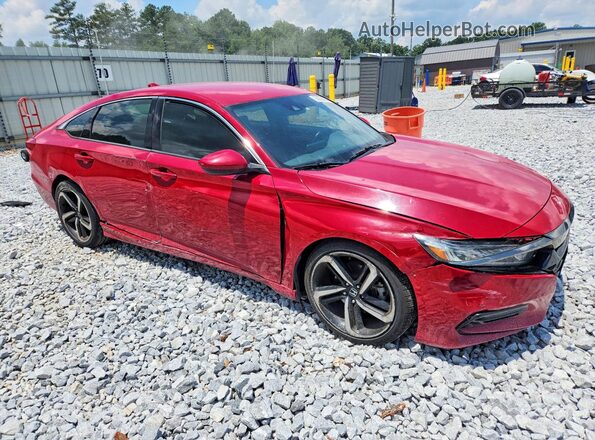1HGCV1F38JA094552 2018 HONDA ACCORD Red Առջևի աջ