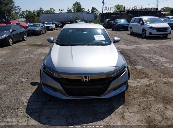 1HGCV1F38JA110815 2018 HONDA ACCORD Silver Widok deski rozdzielczej