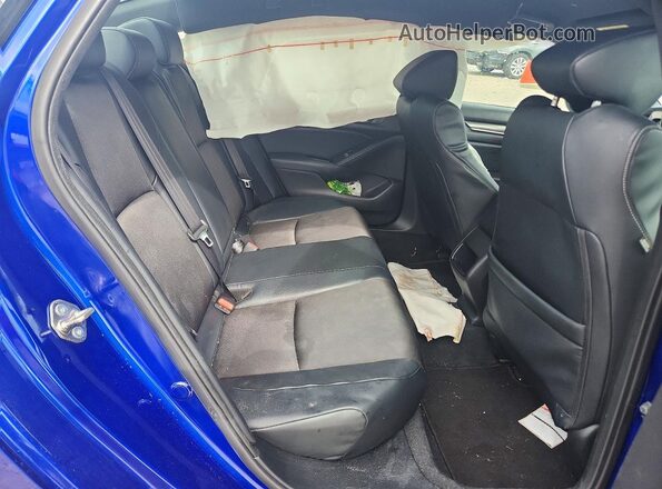 1HGCV1F38JA148092 2018 HONDA ACCORD Blue Հետևի նստատեղերի տեսք