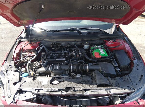 1HGCV1F38JA160713 2018 HONDA ACCORD Красный Вид сзади