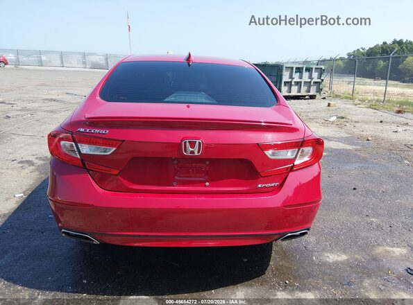 1HGCV1F38JA160713 2018 HONDA ACCORD Красный 