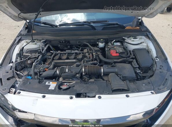 1HGCV1F38JA175423 2018 HONDA ACCORD White Հետևի տեսք
