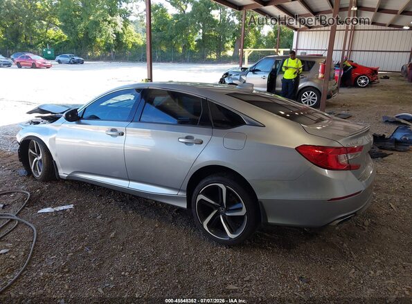 1HGCV1F38JA191055 2018 HONDA ACCORD Серый Панорамный вид салона 360°