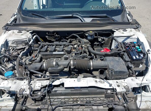 1HGCV1F38JA201941 2018 HONDA ACCORD White Հետևի տեսք