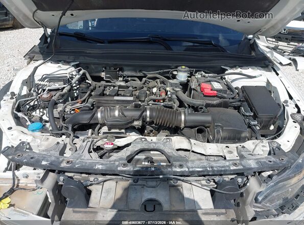1HGCV1F38JA235734 2018 HONDA ACCORD White Vista del compartimento del motor