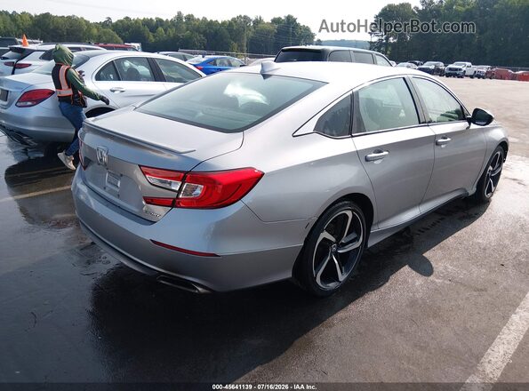 1HGCV1F38KA007024 2019 HONDA ACCORD Silver Rear right