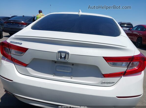1HGCV1F38KA035552 2019 HONDA ACCORD Белый 