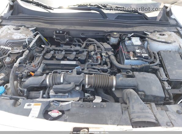 1HGCV1F38KA035552 2019 HONDA ACCORD Белый Вид сзади