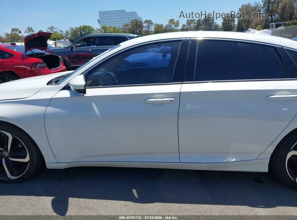 1HGCV1F38KA035552 2019 HONDA ACCORD Белый Панорамный вид салона 360°
