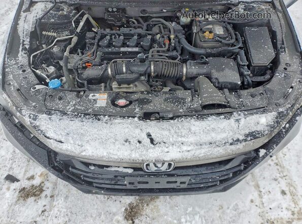 1HGCV1F38KA804874 2019 HONDA ACCORD Black Вид задньої частини салону